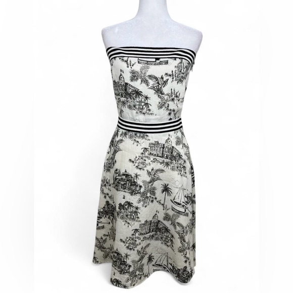 Tommy Bahama Tropical Marceau Toile
Linen Strapless Sundress - Picture 2 of 6